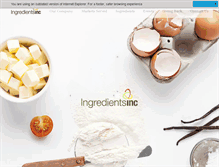 Tablet Screenshot of ingredientsinc.com